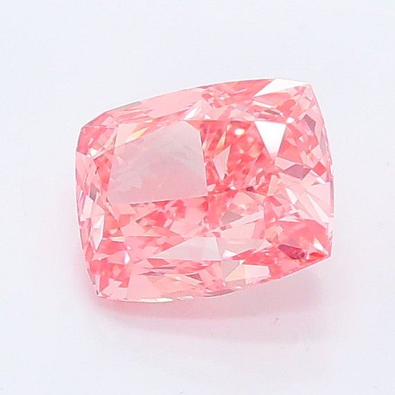 1.03 CT Fancy Vivid Pink CUSHION MODIFIED