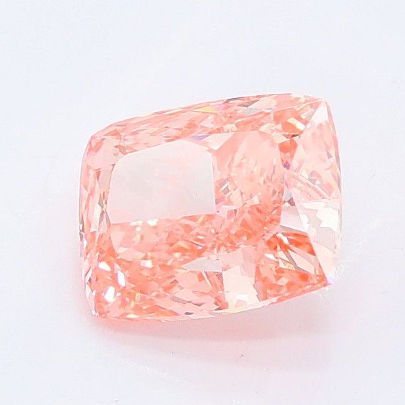 1.0 CT Fancy Vivid Pink CUSHION MODIFIED