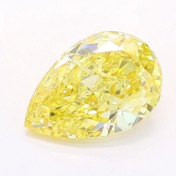 1.05 CT Fancy Vivid Yellow PEAR