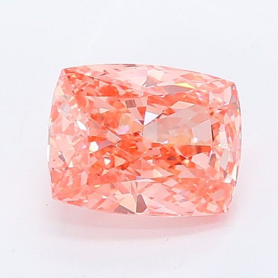 1.06 CT Fancy Vivid Pink CUSHION MODIFIED