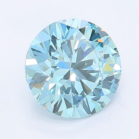 0.9 CT Fancy Vivid Blue ROUND