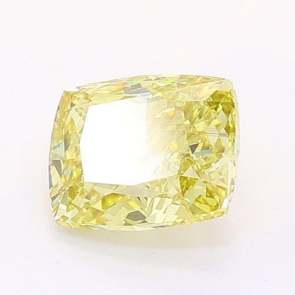 1.02 CT Fancy Intense Yellow CUSHION MODIFIED
