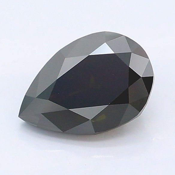 1.02 CT Fancy Gray Green PEAR