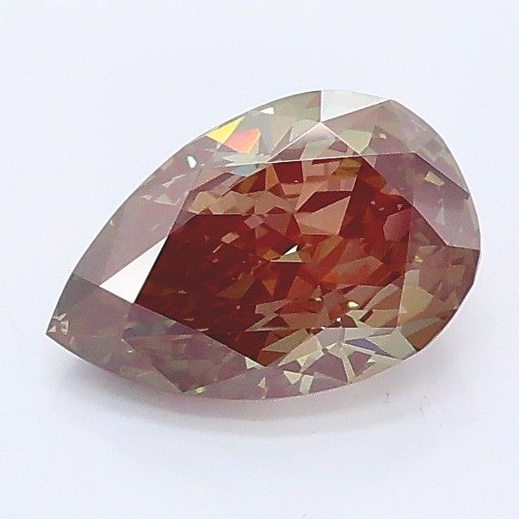 1.07 CT Fancy Green PEAR