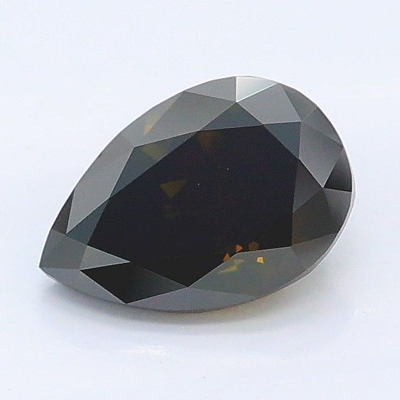 1.01 CT Fancy Gray Green PEAR