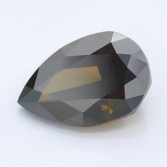 1.01 CT Fancy Gray Green PEAR