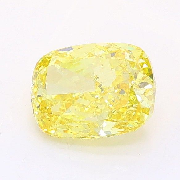 1.02 CT Fancy Vivid Yellow CUSHION MODIFIED