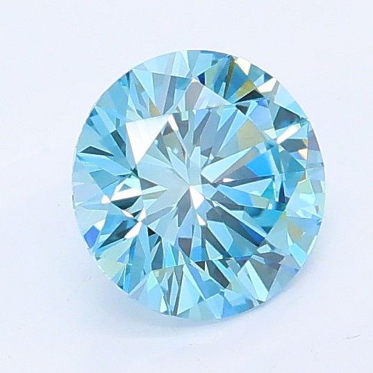 0.9 CT Fancy Vivid Blue ROUND