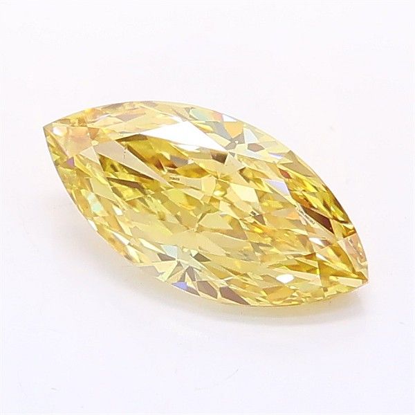 0.92 CT Fancy Yellow MARQUISE