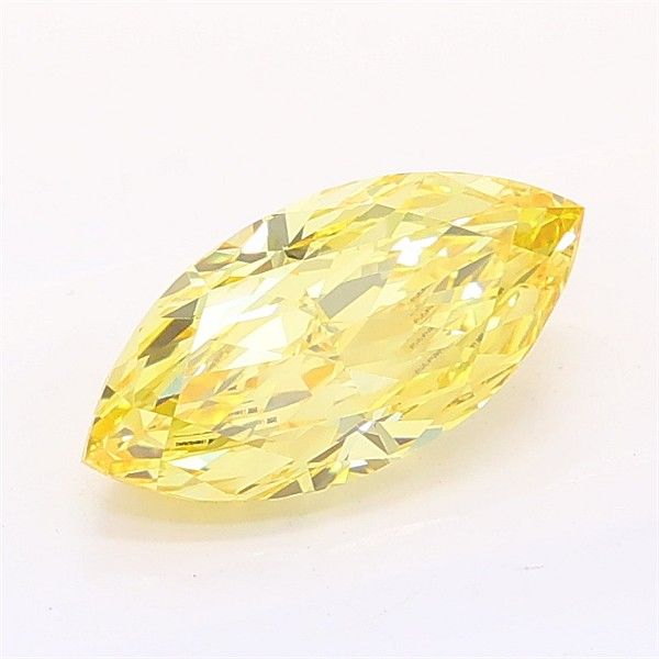 1.09 CT Fancy Vivid Yellow MARQUISE