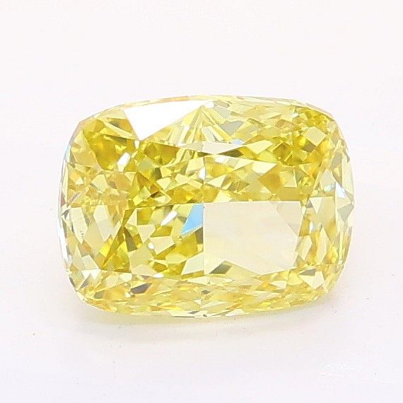 1.1 CT Fancy Intense Yellow CUSHION MODIFIED