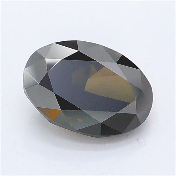 1.12 CT Fancy Gray Green OVAL
