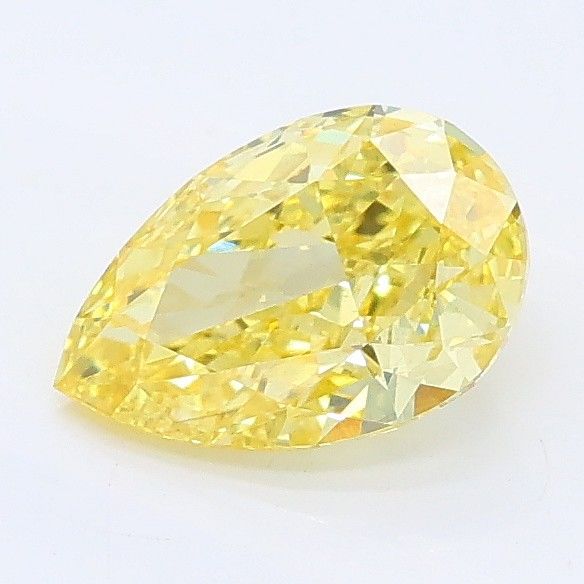 1.03 CT Fancy Vivid Yellow PEAR