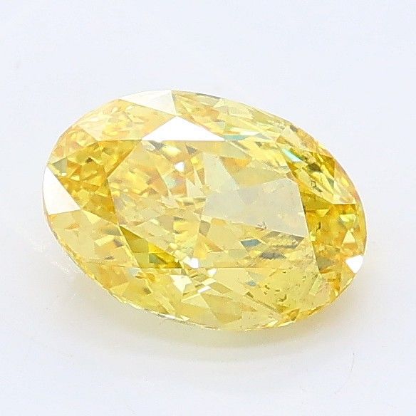 1.07 CT Fancy Vivid Yellow OVAL