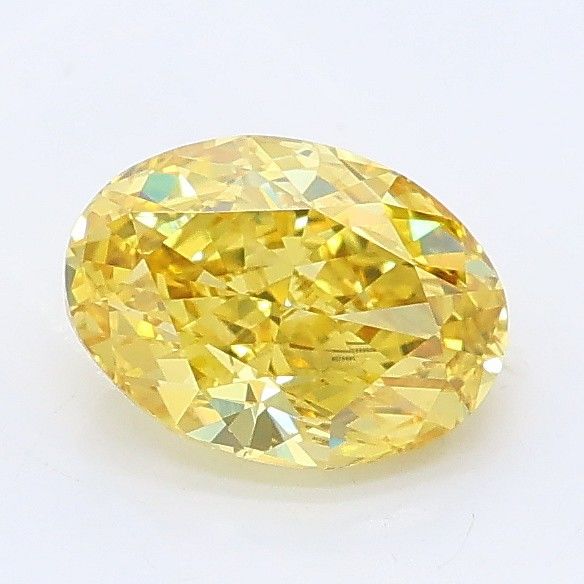 1.01 CT Fancy Vivid Yellow OVAL