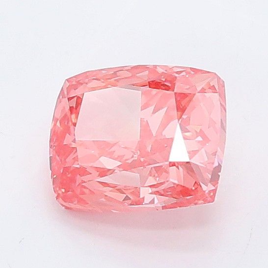 1.0 CT Fancy Vivid Pink CUSHION MODIFIED