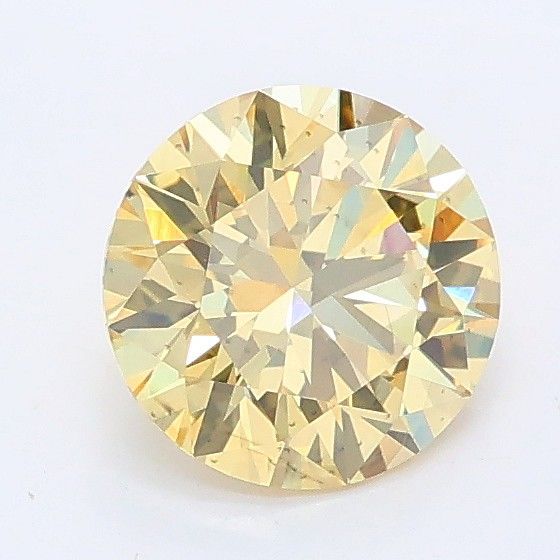 1.02 CT Fancy Yellow ROUND