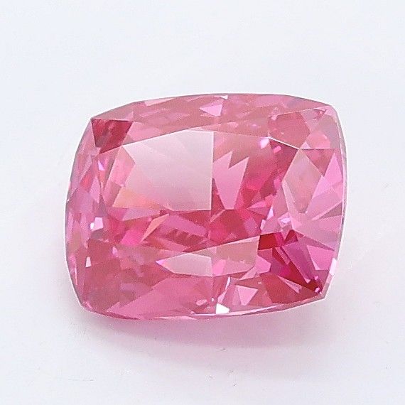 1.22 CT Fancy Vivid Pink CUSHION MODIFIED