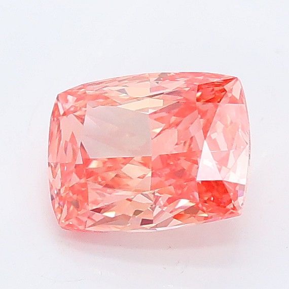 1.03 CT Fancy Vivid Pink CUSHION MODIFIED
