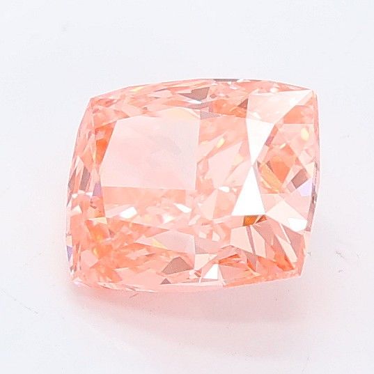 1.07 CT Fancy Vivid Pink CUSHION MODIFIED