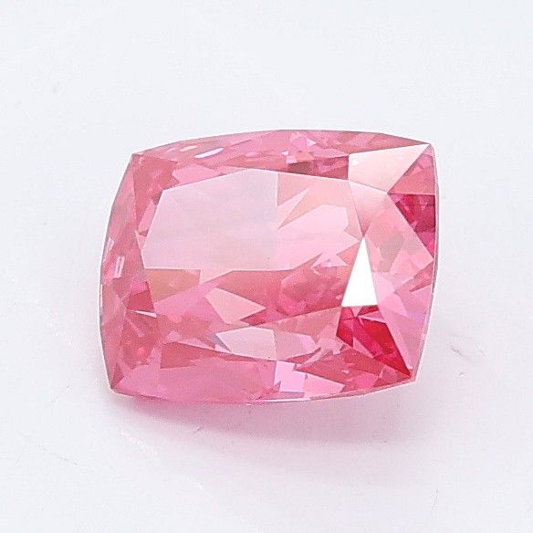 1.06 CT Fancy Vivid Pink CUSHION MODIFIED