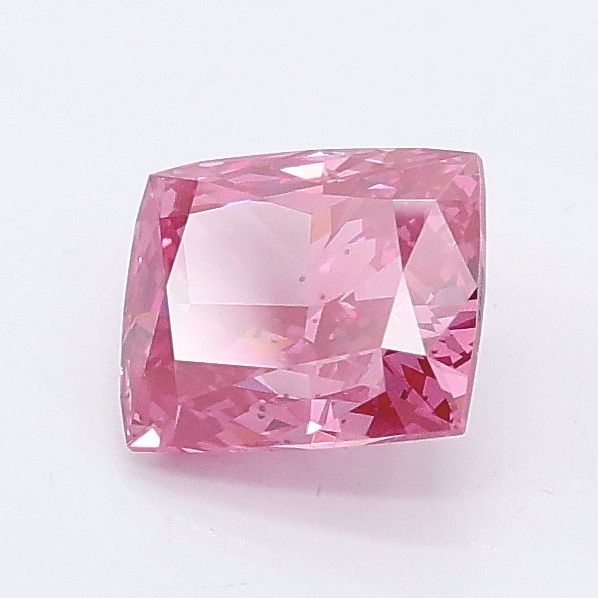 1.06 CT Fancy Vivid Pink CUSHION MODIFIED