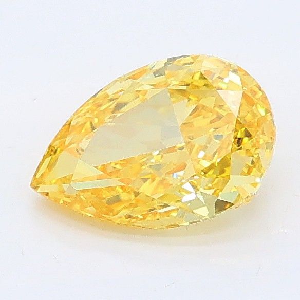 1.03 CT Fancy Vivid Yellow PEAR