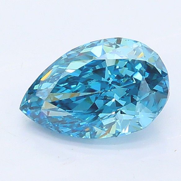1.03 CT Fancy Vivid Blue PEAR