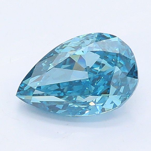 1.03 CT Fancy Vivid Blue PEAR