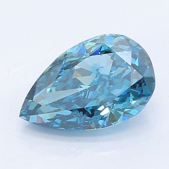 1.05 CT Fancy Vivid Blue PEAR