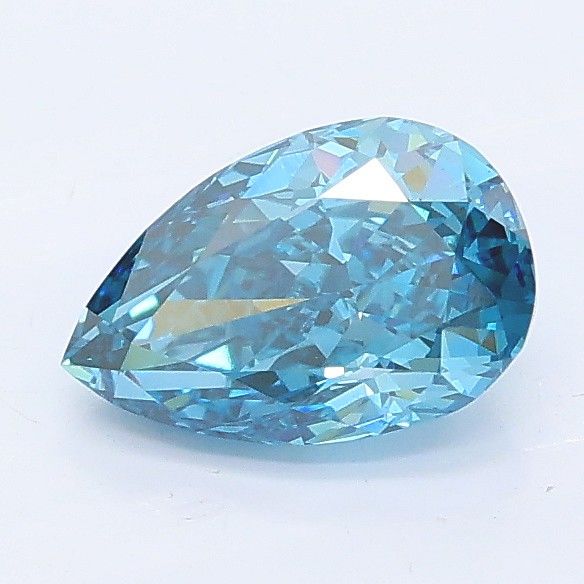 1.04 CT Fancy Vivid Blue PEAR