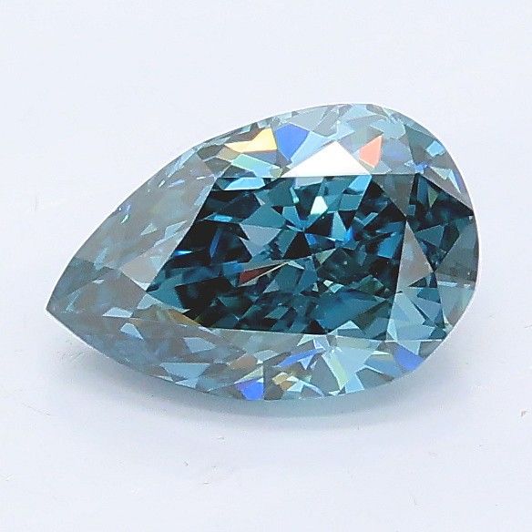 1.0 CT Fancy Vivid Blue PEAR