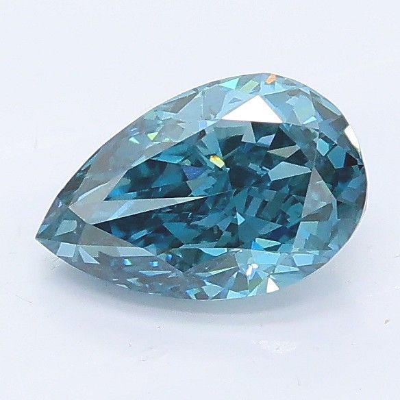 1.04 CT Fancy Vivid Blue PEAR