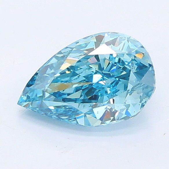 1.0 CT Fancy Vivid Blue PEAR