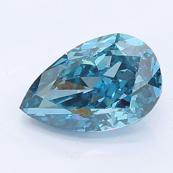 1.02 CT Fancy Vivid Blue PEAR