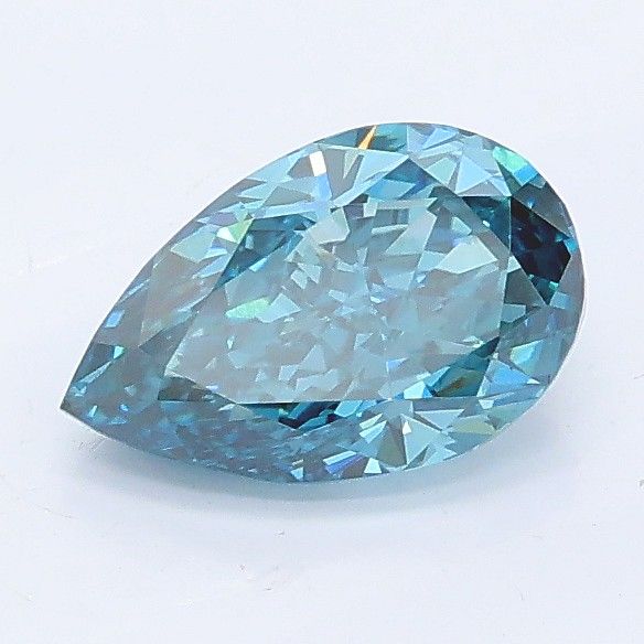 1.02 CT Fancy Vivid Blue PEAR