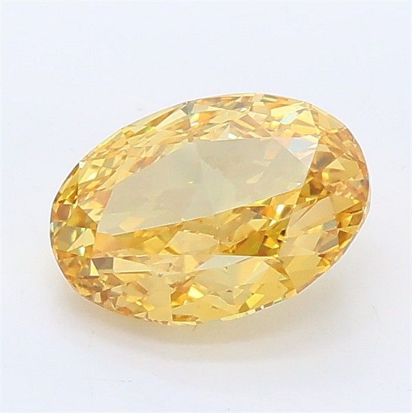 1.35 CT Fancy Intense Yellow OVAL