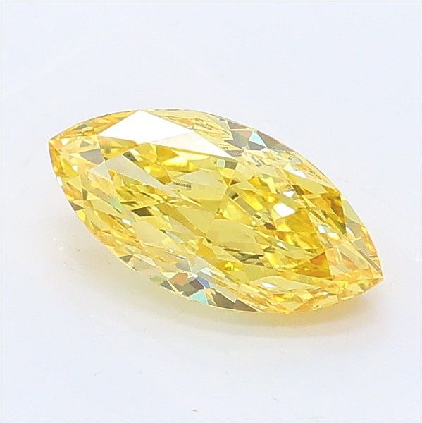 1.02 CT Fancy Vivid Yellow MARQUISE