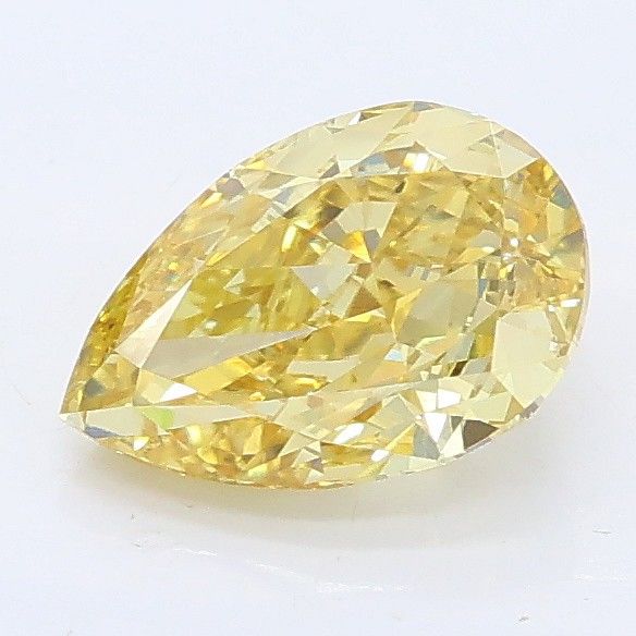 1.26 CT Fancy Intense Yellow PEAR
