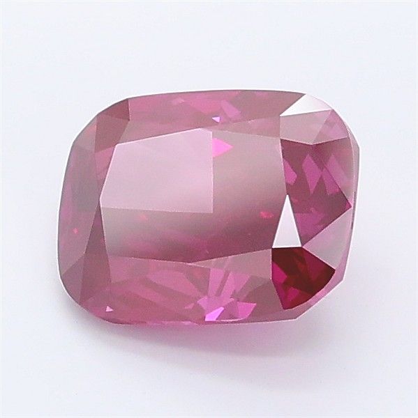 1.52 CT Fancy Deep Pink CUSHION MODIFIED