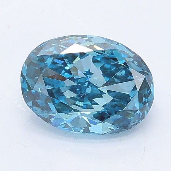 1.06 CT Fancy Vivid Blue OVAL