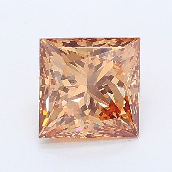 0.97 CT Fancy Yellowish Brown PRINCESS