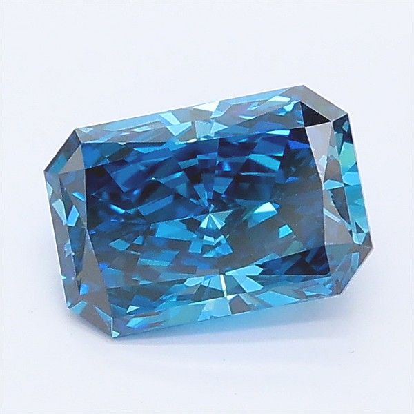 1.08 CT Fancy Vivid Blue RADIANT