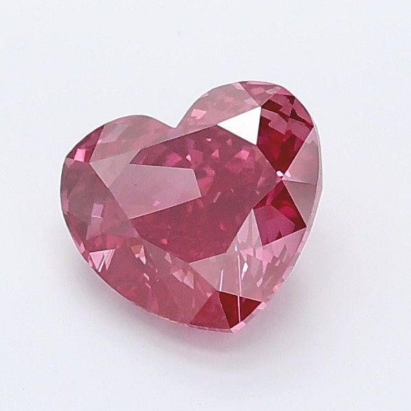 1.01 CT Fancy Deep Pink HEART