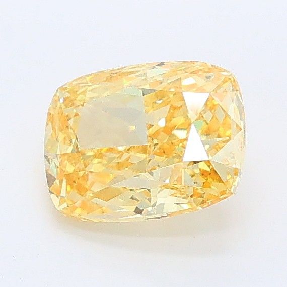 1.08 CT Fancy Intense Yellow CUSHION MODIFIED