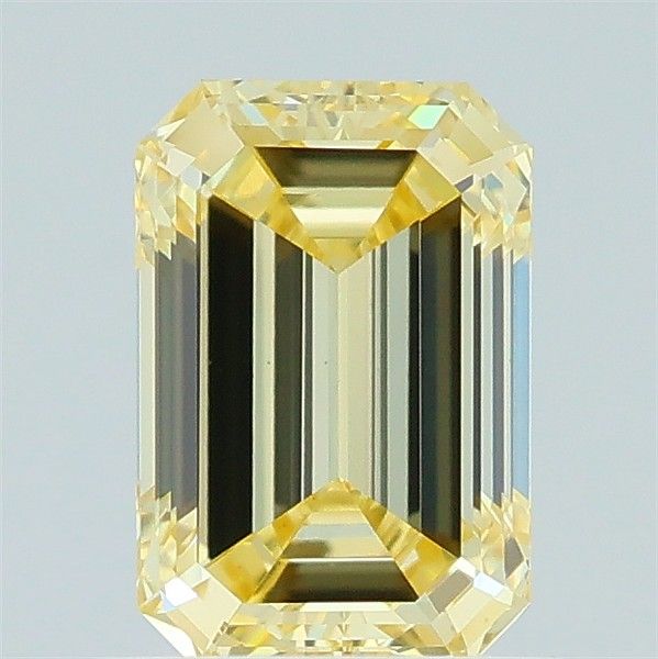1.01 CT Fancy Yellow EMERALD