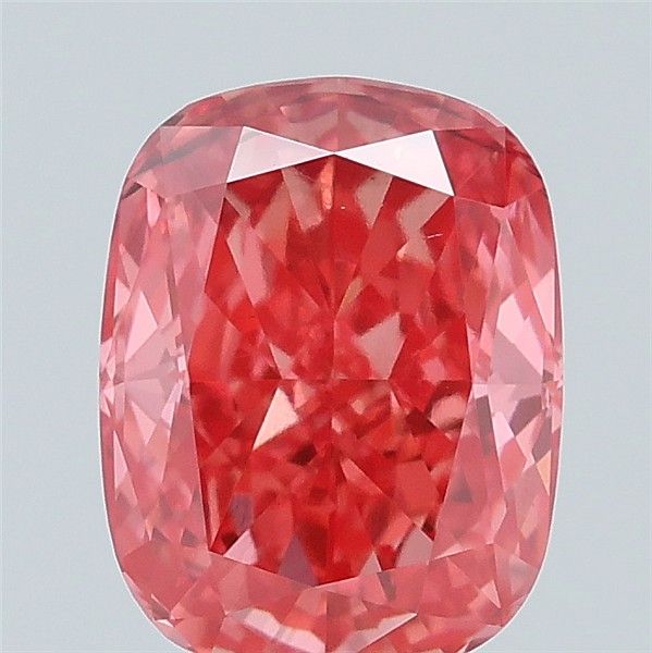 0.92 CT Fancy Vivid Pink CUSHION MODIFIED