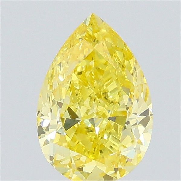 0.61 CT Fancy Intense Yellow PEAR