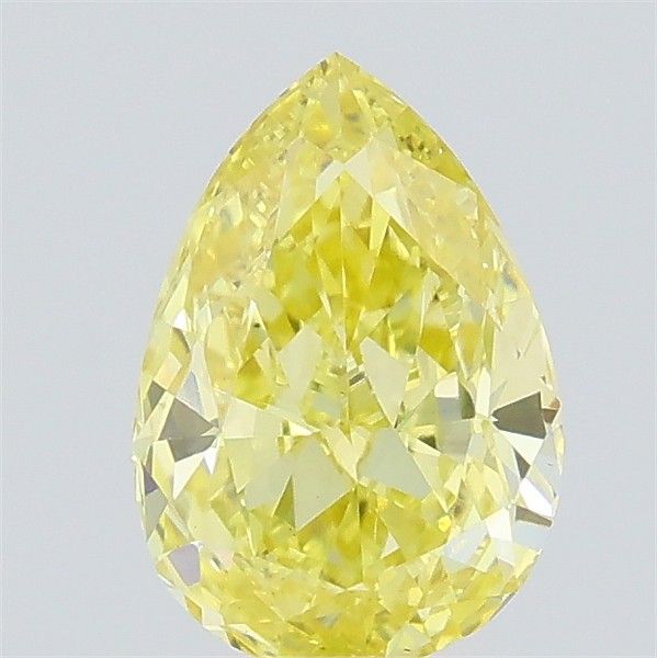 0.54 CT Fancy Intense Yellow PEAR