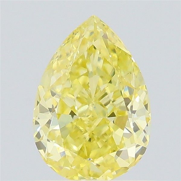 0.73 CT Fancy Intense Yellow PEAR